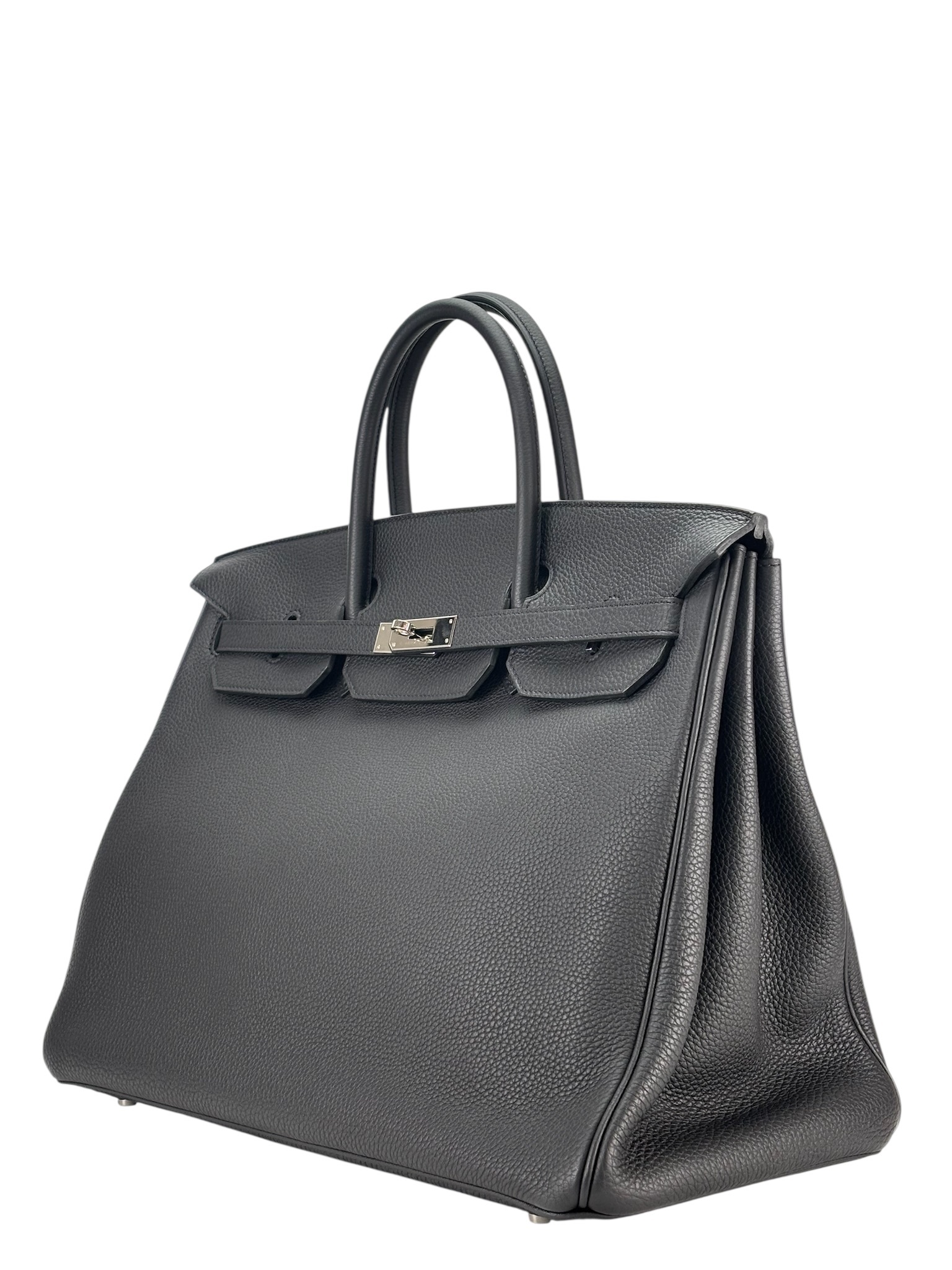 HERMES - Birkin 40 Noir 89 Togo Palladium Hardware 