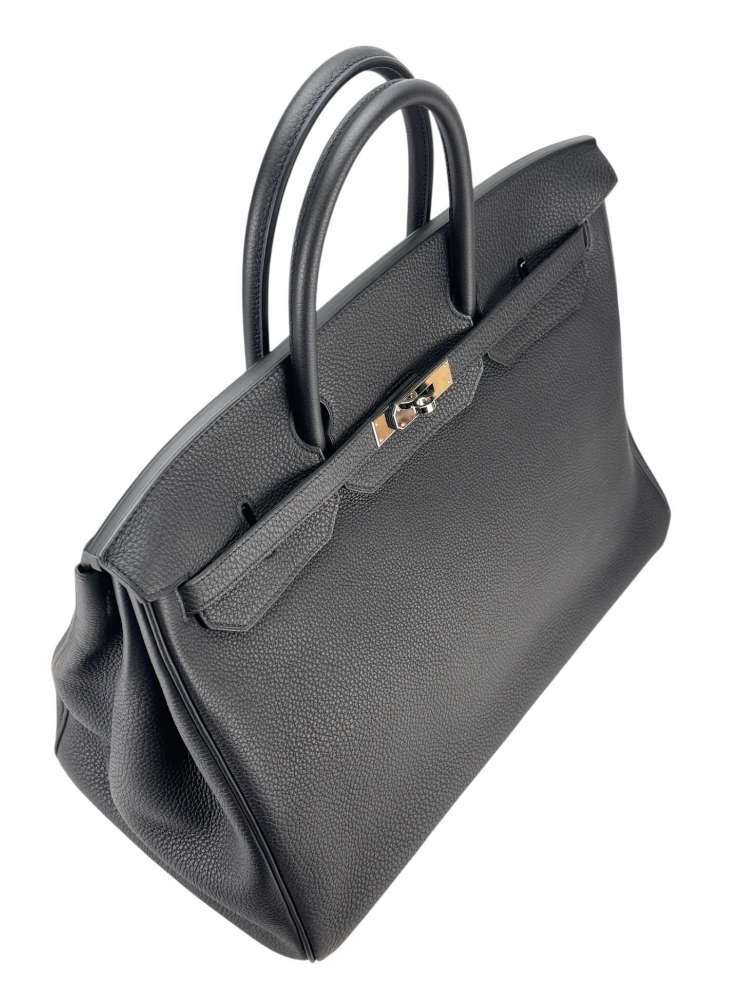 HERMES - Birkin 40 Noir 89 Togo Palladium Hardware 
