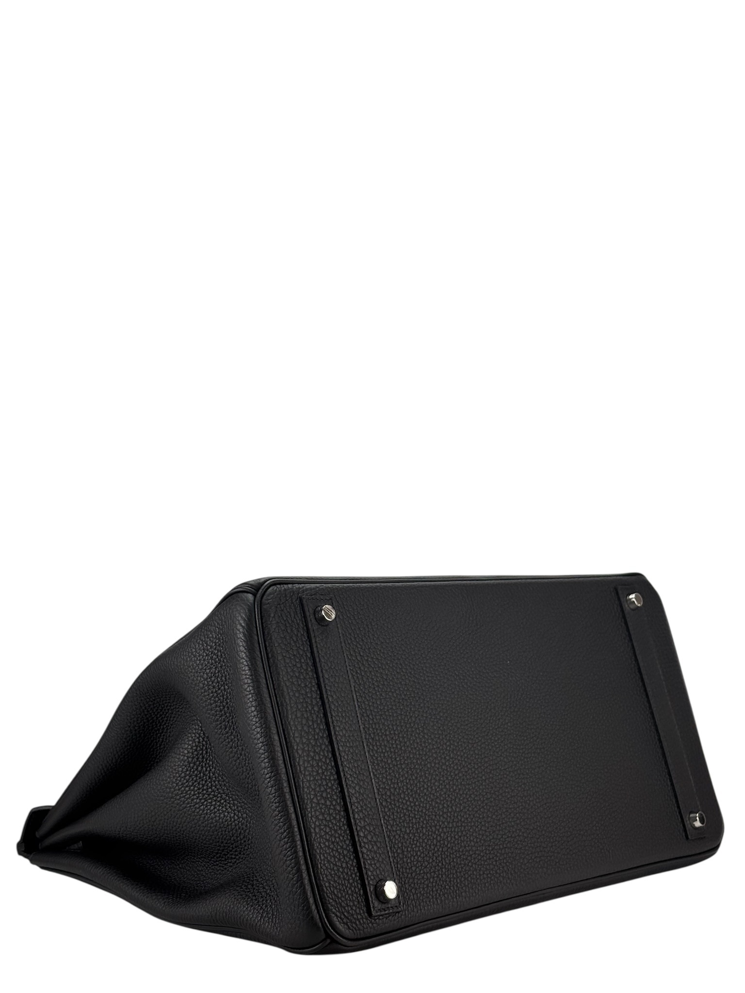 HERMES - Birkin 40 Noir 89 Togo Palladium Hardware 