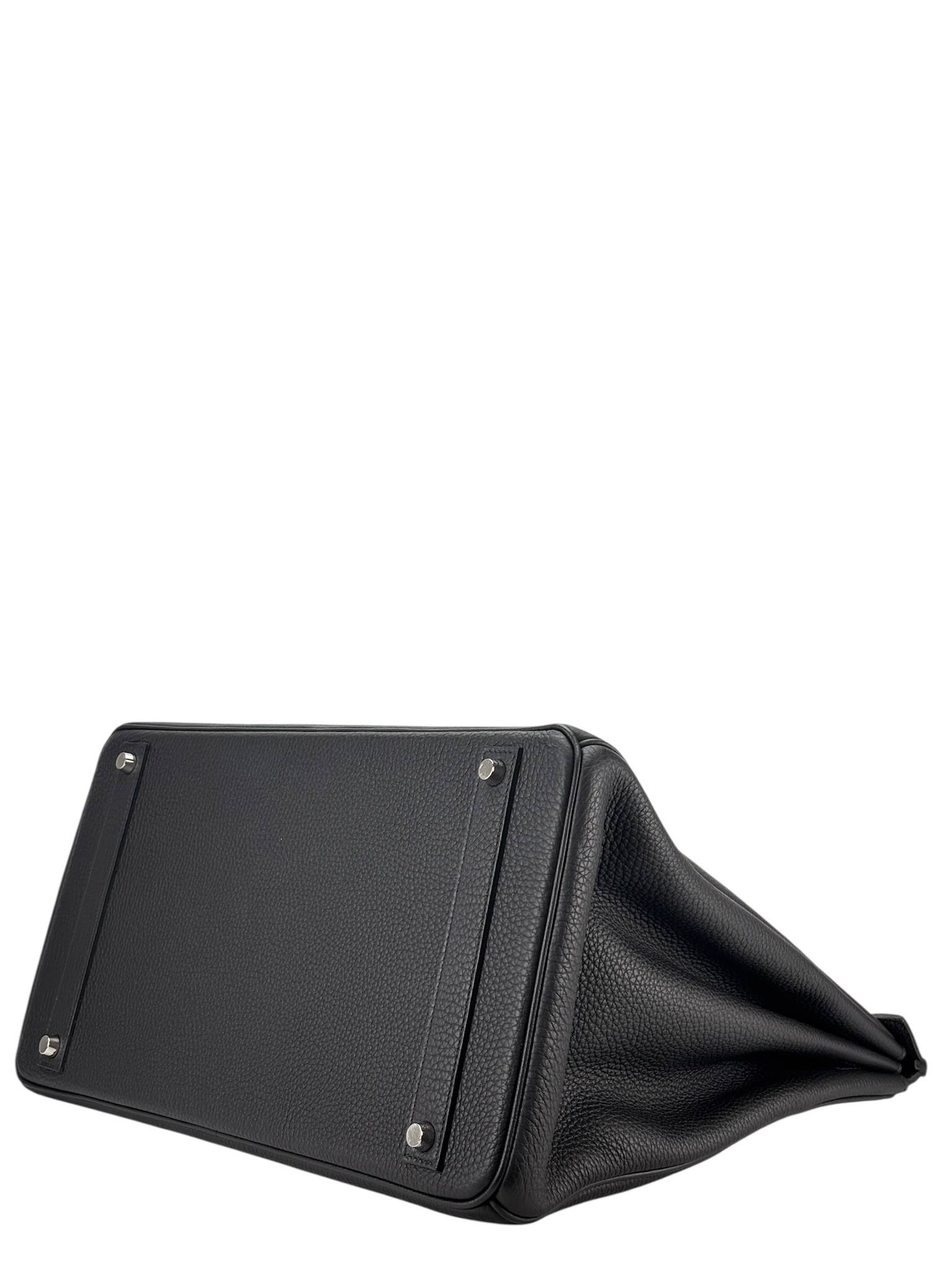 HERMES - Birkin 40 Noir 89 Togo Palladium Hardware 