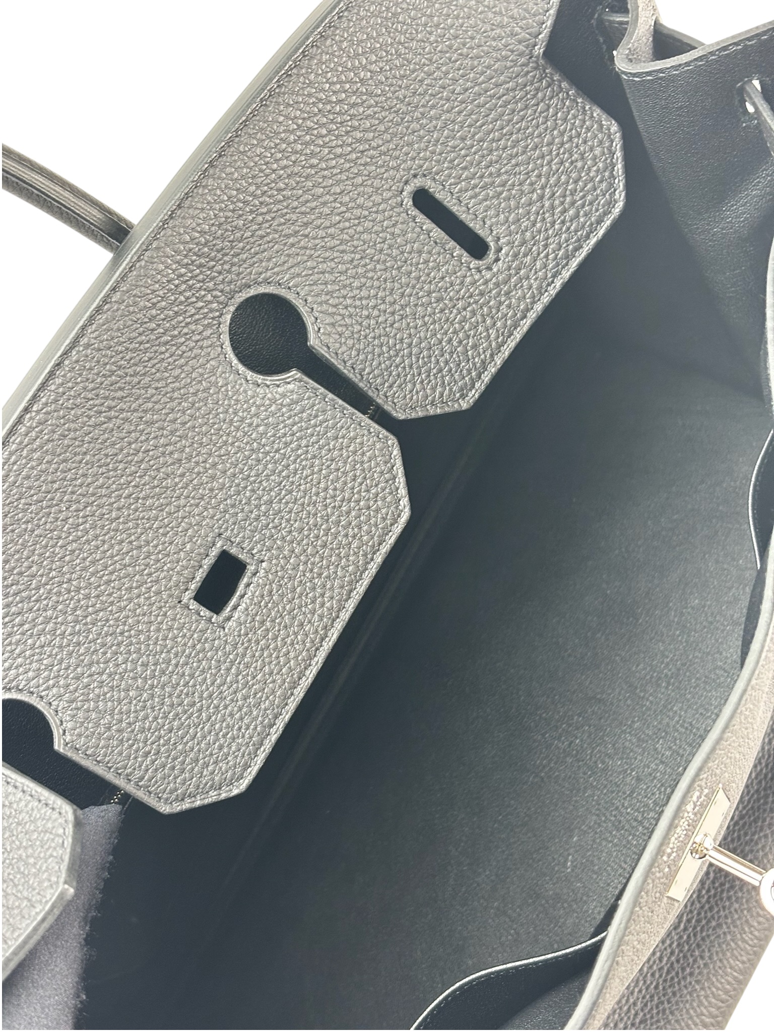 HERMES - Birkin 40 Noir 89 Togo Palladium Hardware – Camellia