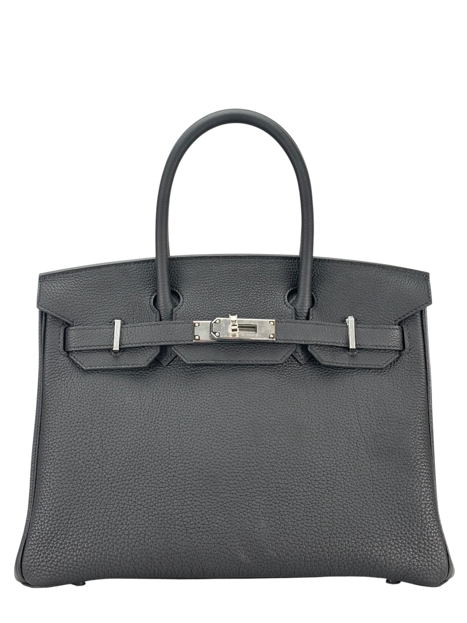 HERMES - Birkin 30 Noir 89 Togo Palladium Hardware 
