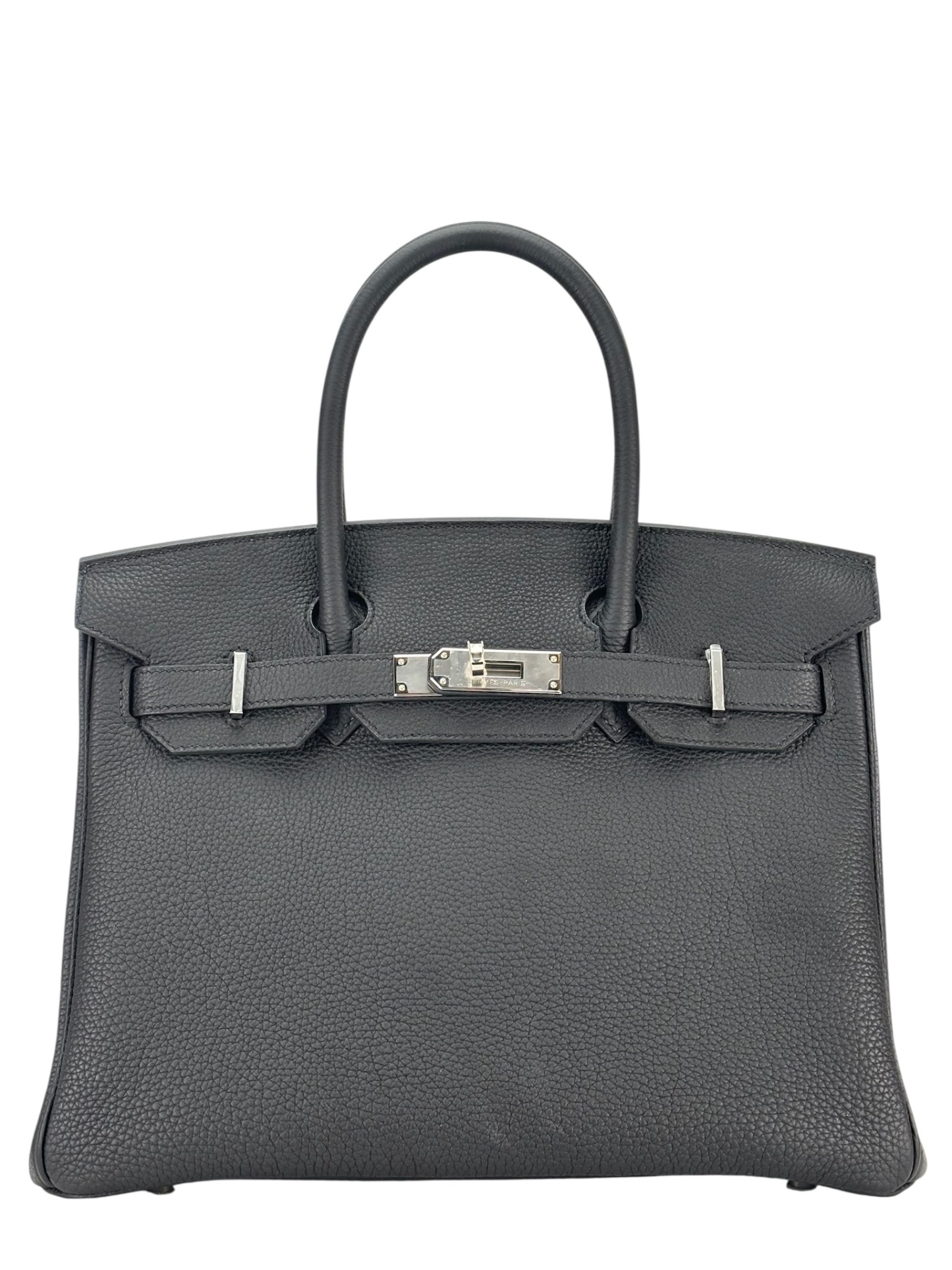 HERMES - Birkin 30 Noir 89 Togo Palladium Hardware 