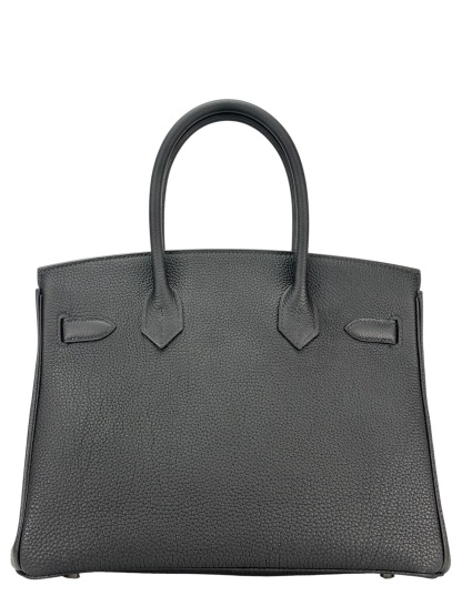 HERMES - Birkin 30 Noir 89 Togo Palladium Hardware 