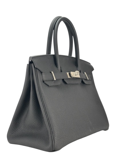 HERMES - Birkin 30 Noir 89 Togo Palladium Hardware 