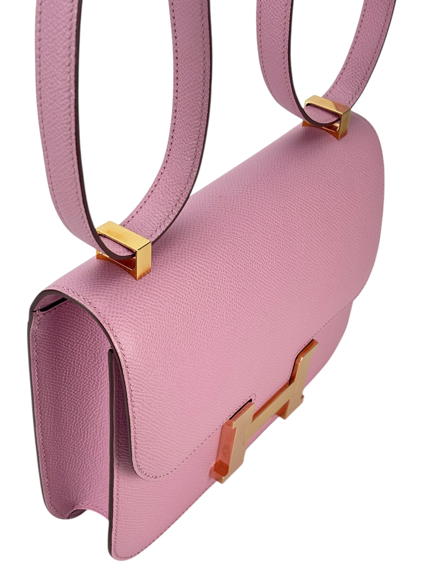 HERMES -  Constance 24 X9 Mauve  Epsom Gold Hardware