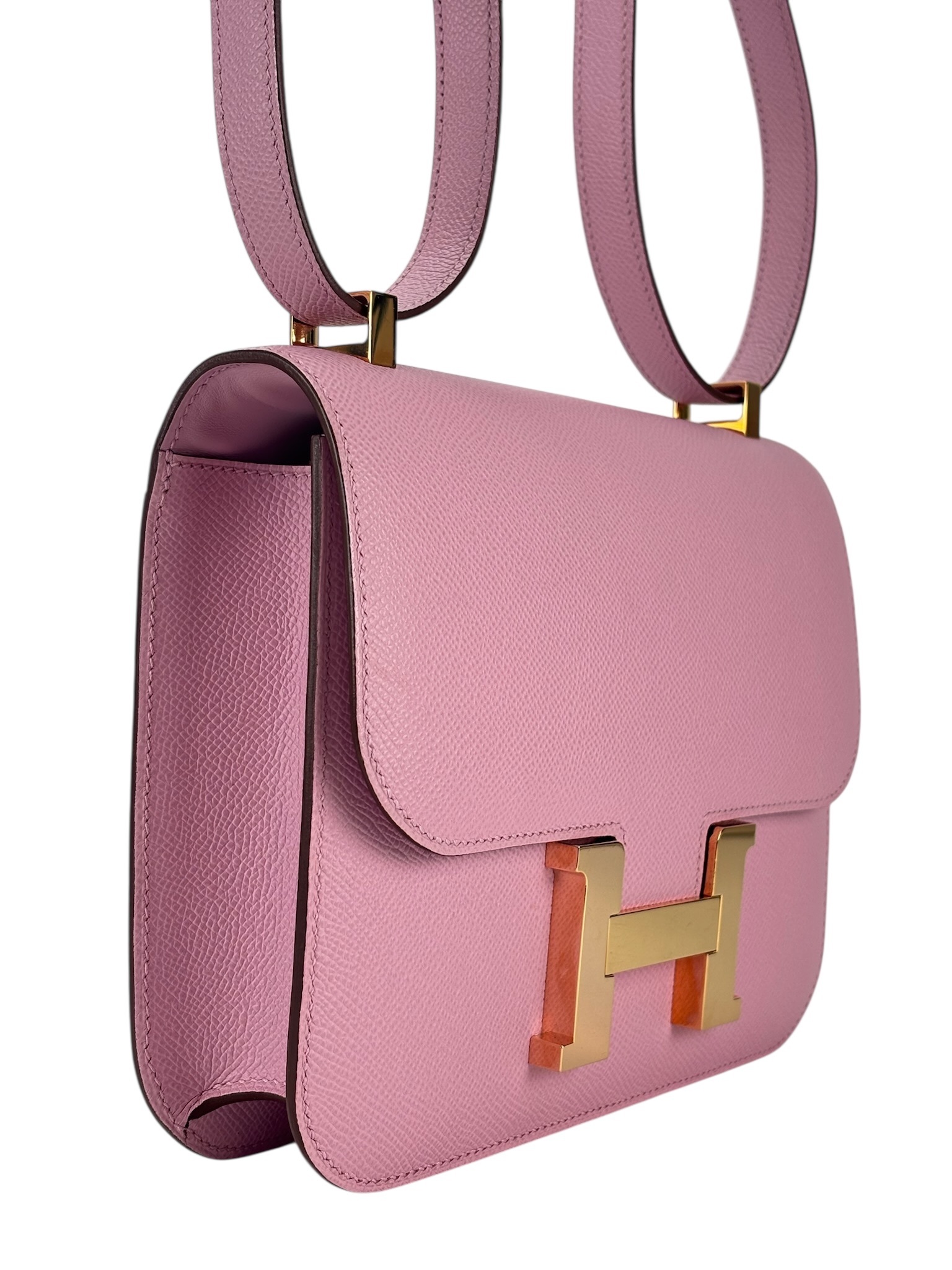 HERMES -  Constance 24 X9 Mauve  Epsom Gold Hardware