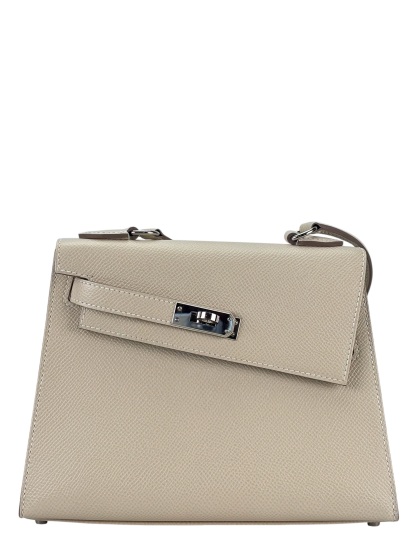 HERMES - Kelly Desordre 20 Craie 10 Epsom Palladium Hardware B（2023）