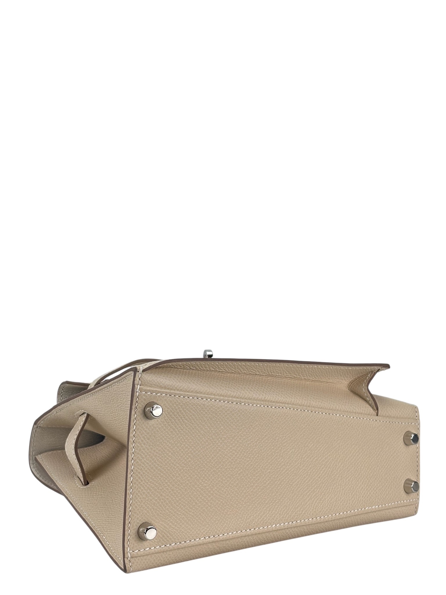 HERMES - Kelly Desordre 20 Craie 10 Epsom Palladium Hardware B（2023）