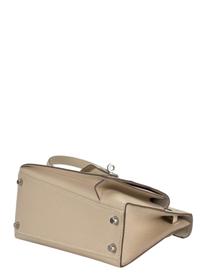 HERMES - Kelly Desordre 20 Craie 10 Epsom Palladium Hardware B（2023）