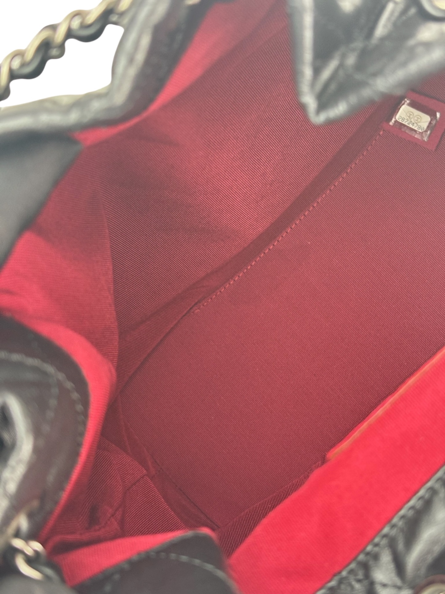 CHANEL - Black Calfskin Gabrielle Silver Hardware Backpack