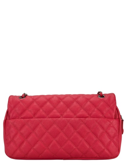 CHANEL - Pink Caviar Shoulder Bag Sliver Hardware