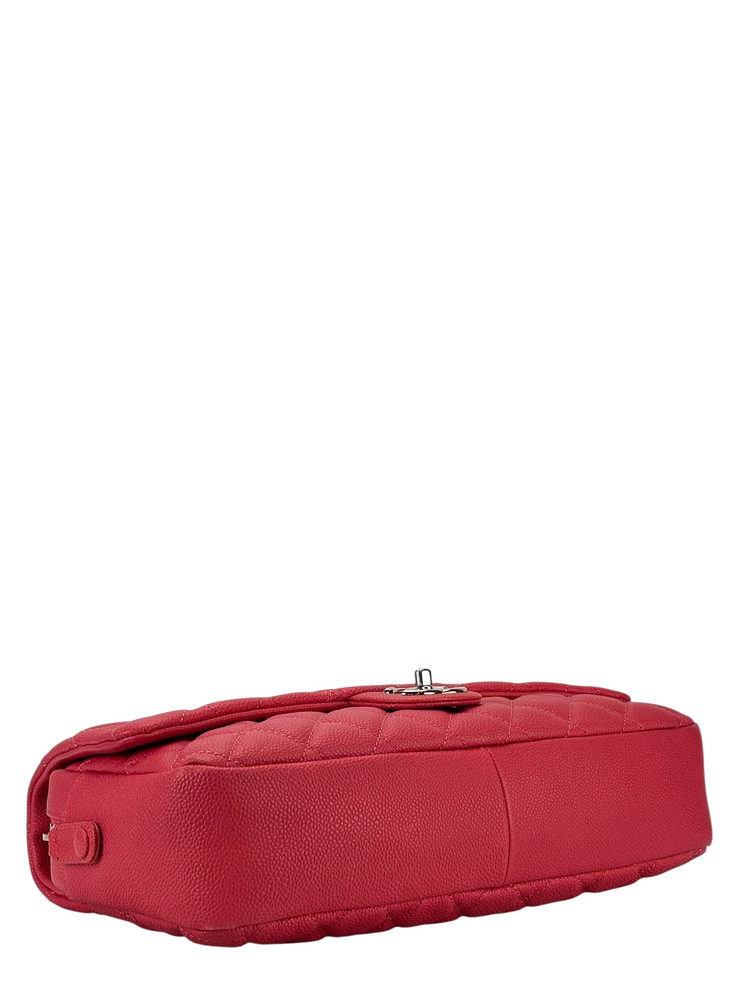 CHANEL - Pink Caviar Shoulder Bag Sliver Hardware