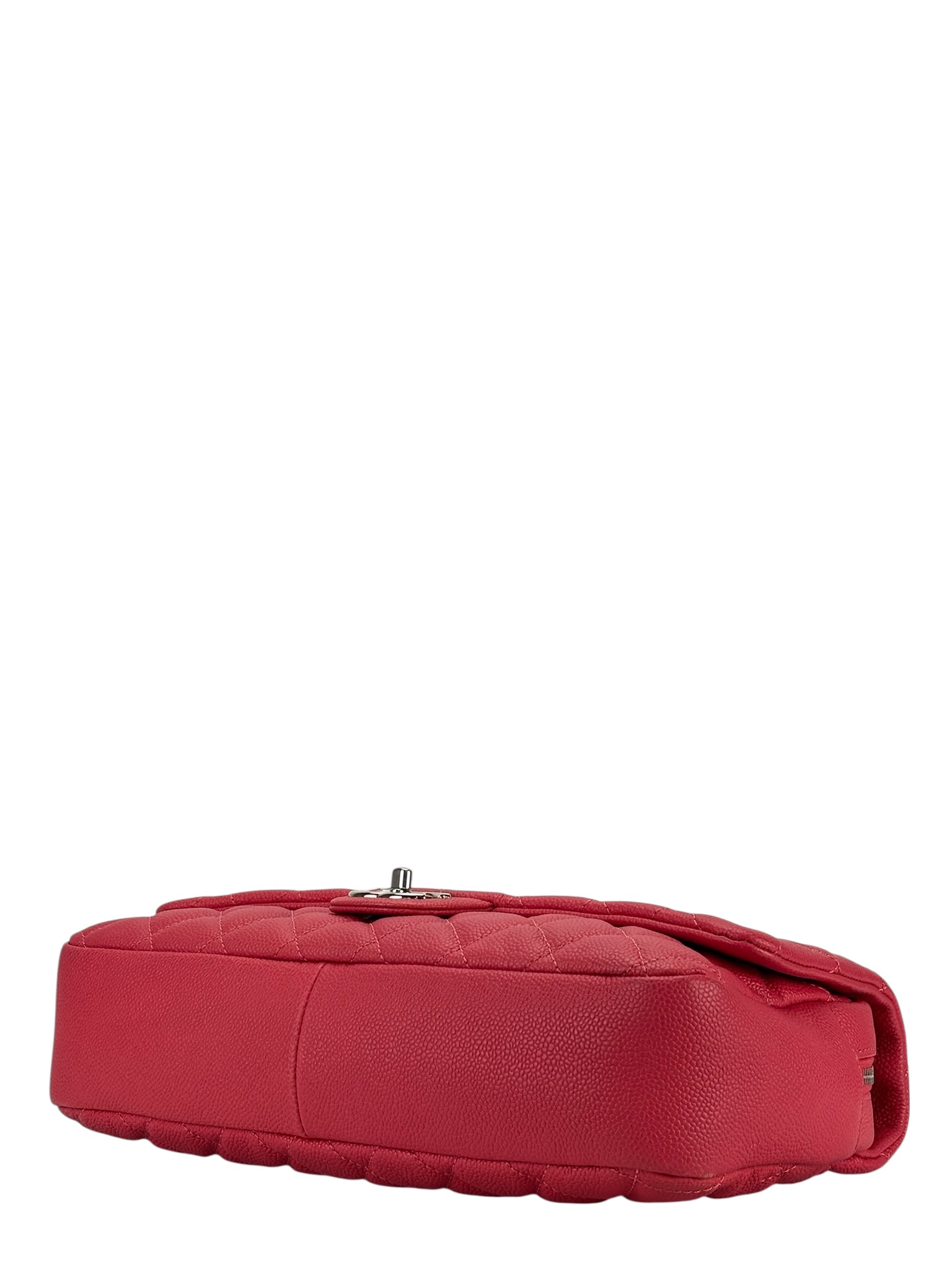 CHANEL - Pink Caviar Shoulder Bag Sliver Hardware