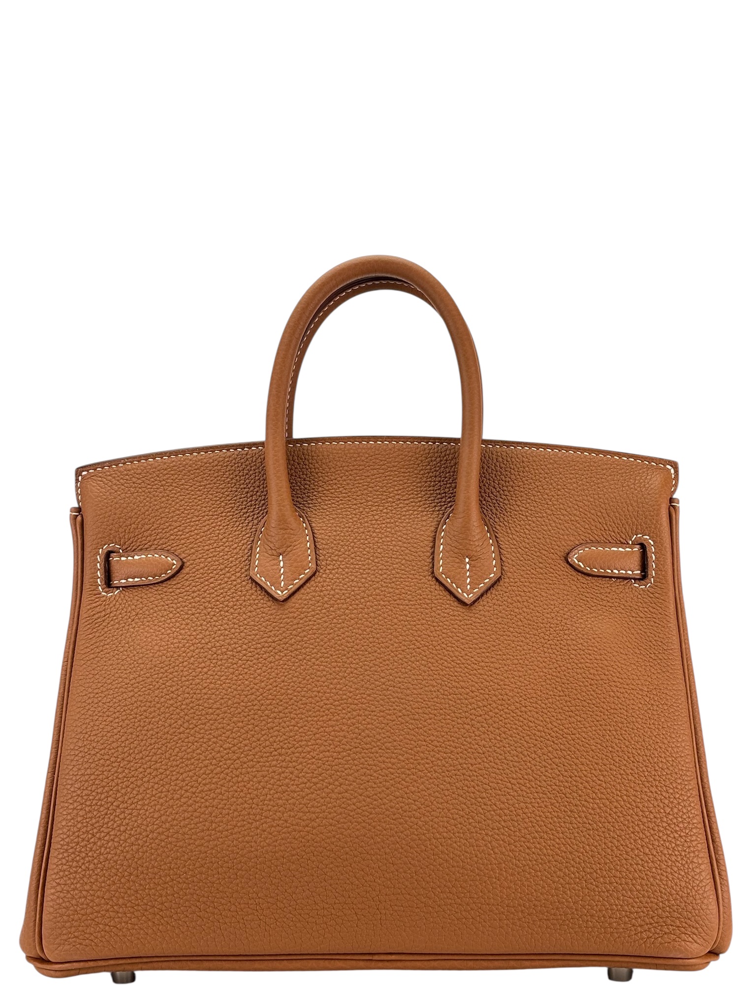HERMES - Birkin 25 Gold Togo Palladium Hardware 