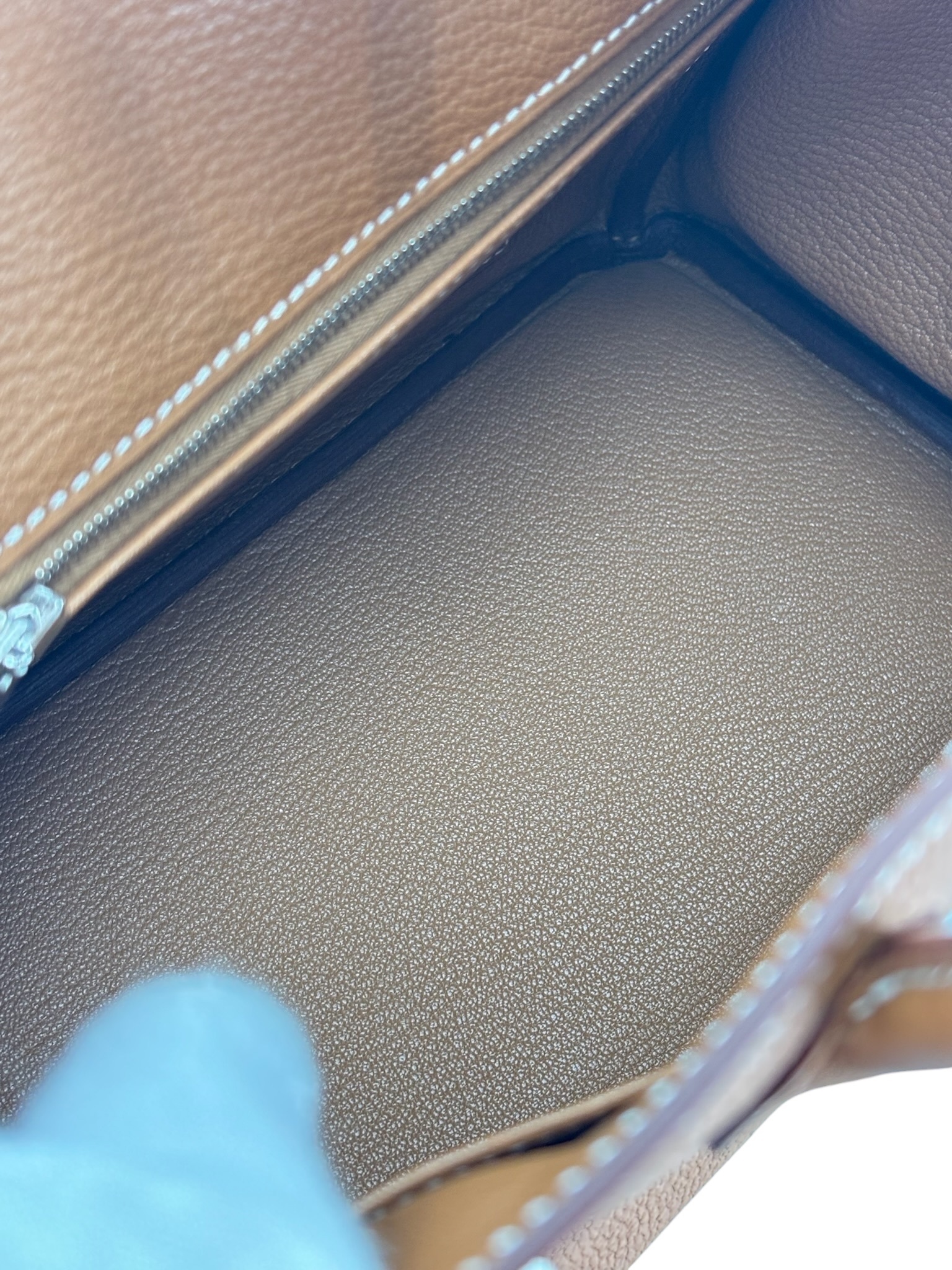 HERMES - Birkin 25 Gold Togo Palladium Hardware 