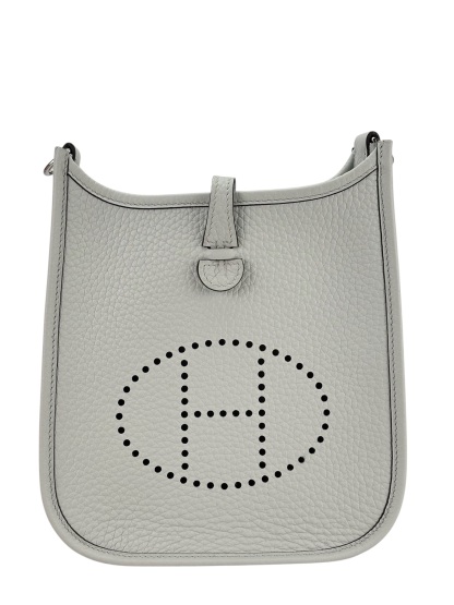 HERMES - Mini Evelyne TPM Evelyne 16 8U Blue Glacier TC Palladium Hardware