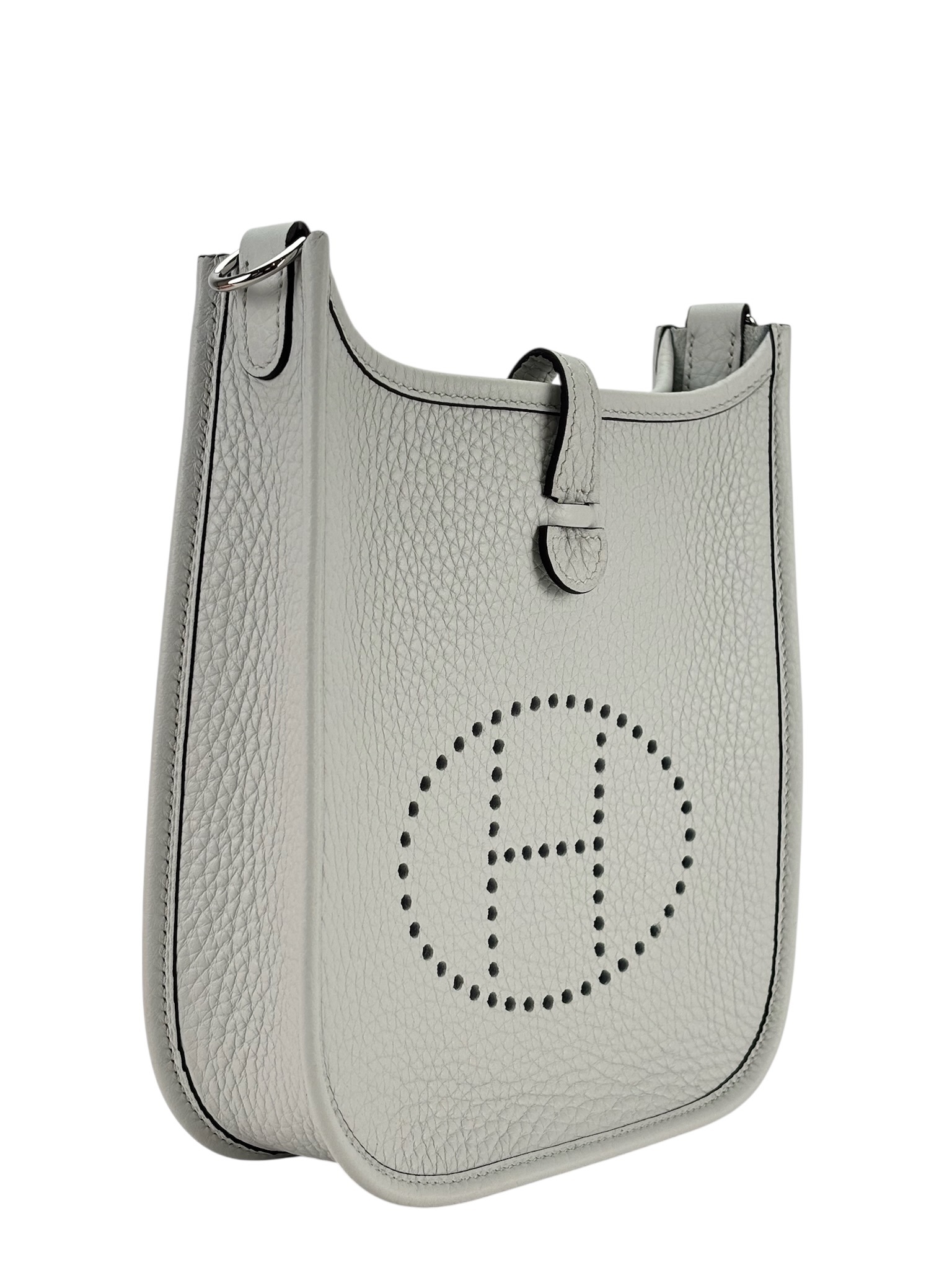 HERMES - Mini Evelyne TPM Evelyne 16 8U Blue Glacier TC Palladium Hardware