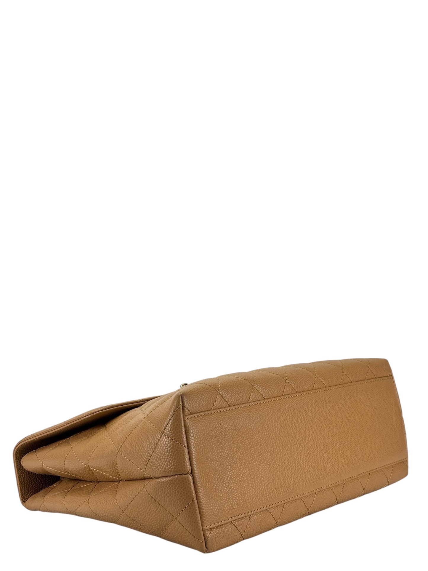 CHANEL - Beige Caviar Kelly Handle 30 Bag