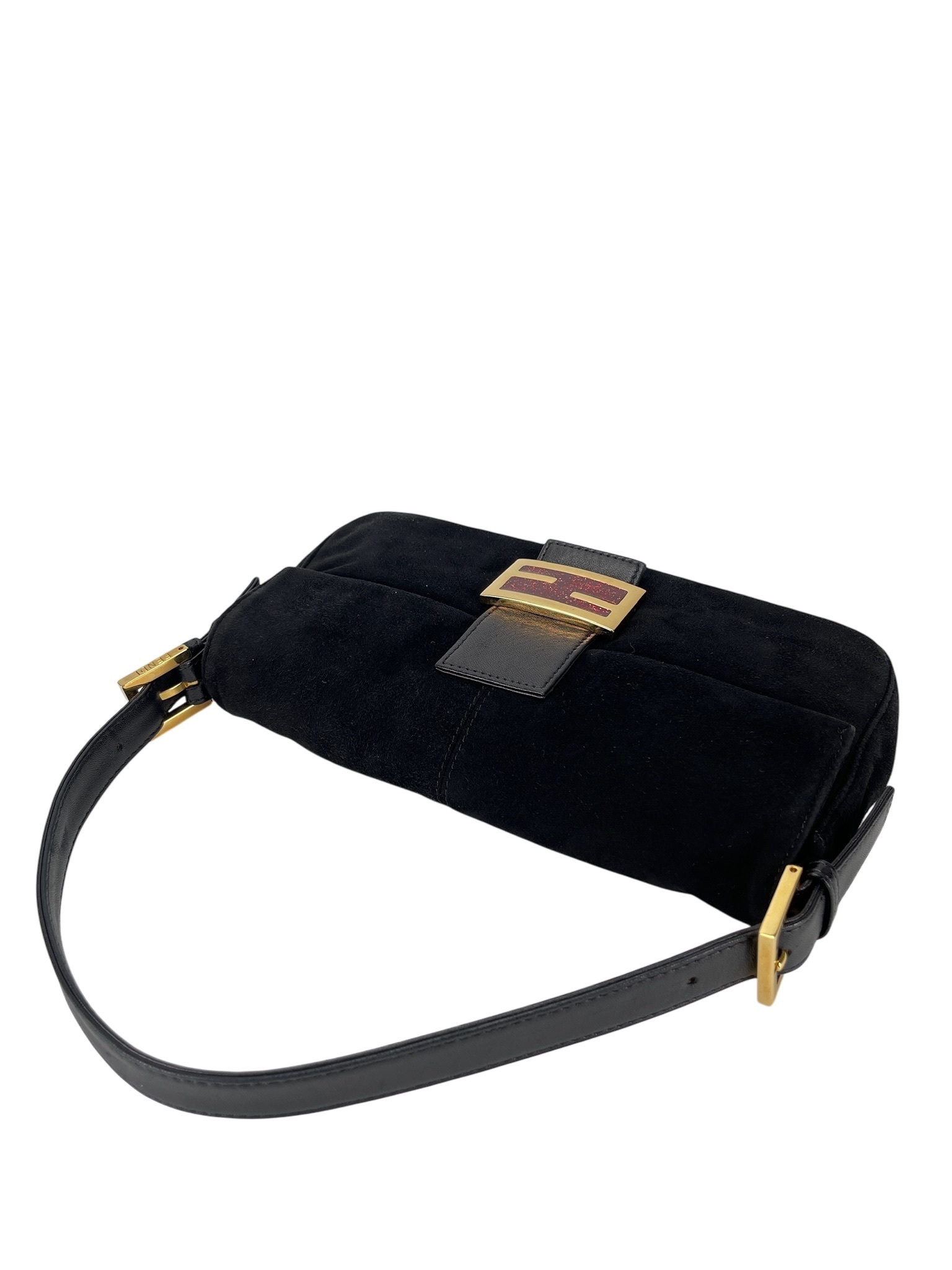 FENDI - Suede Mamma Baguette HandBag