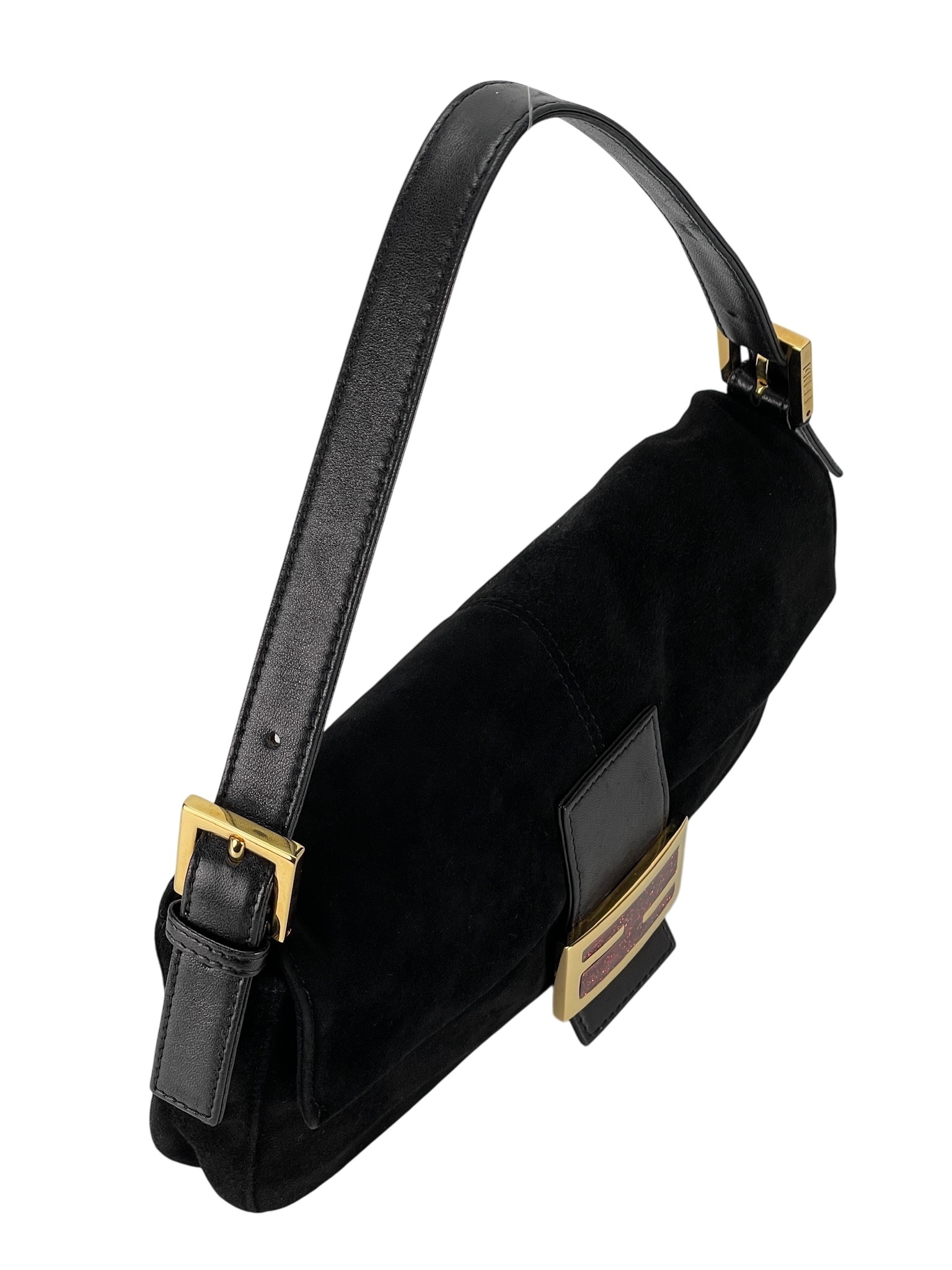 FENDI - Suede Mamma Baguette HandBag