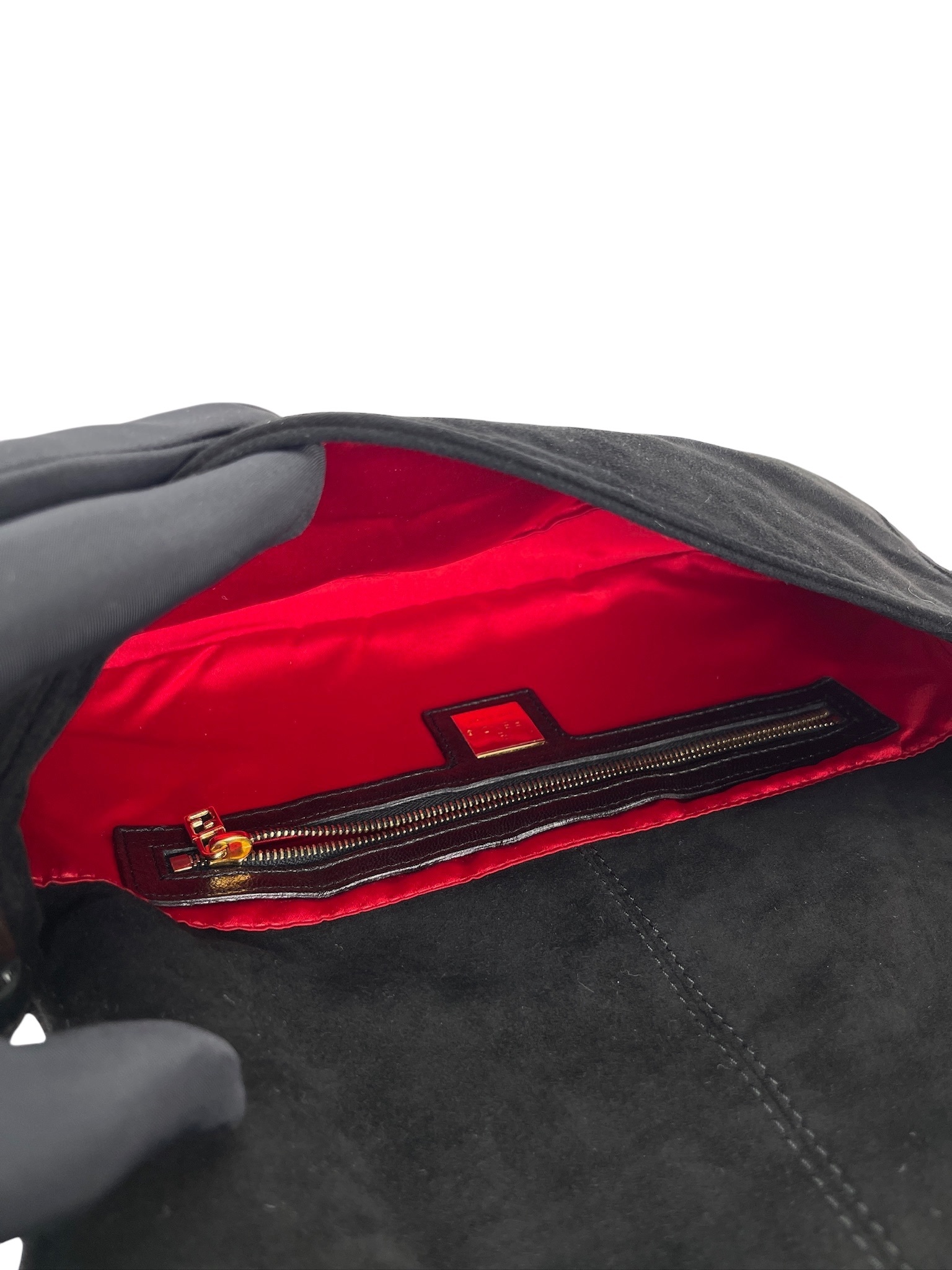 FENDI - Suede Mamma Baguette HandBag