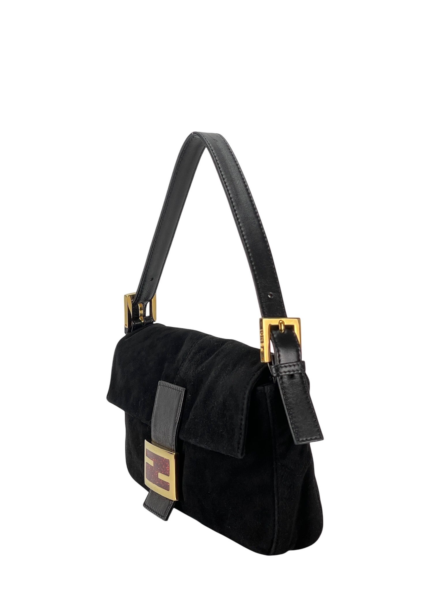 FENDI - Suede Mamma Baguette HandBag