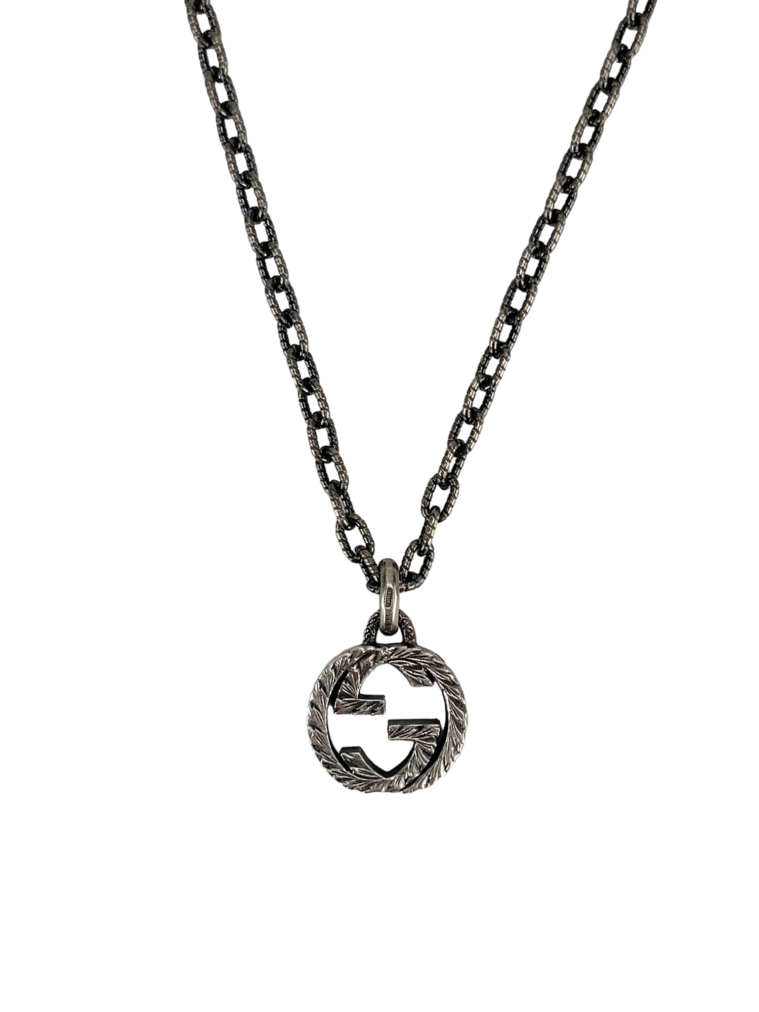 GUCCI - Double G Silver Necklace 
