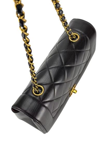 CHANEL - Black Lambskin Small Diana 22 Shoulder Bag