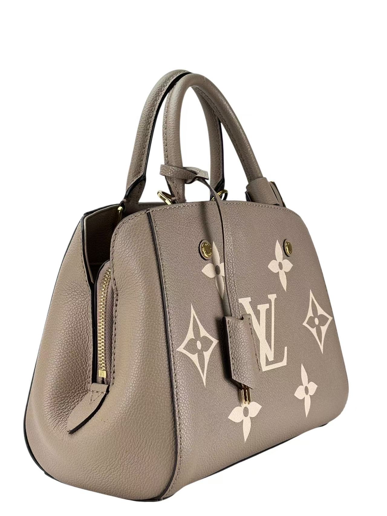 LOUIS VUITTON - LV Giant Monogram Montaigne BB Gray Bag