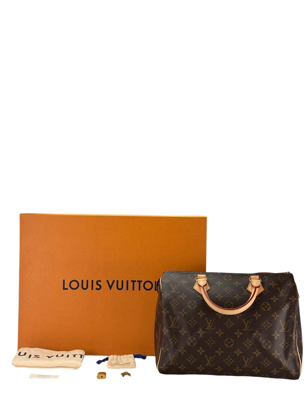 LOUIS VUITTON - Speedy 30 Handbag Monogram Canvas