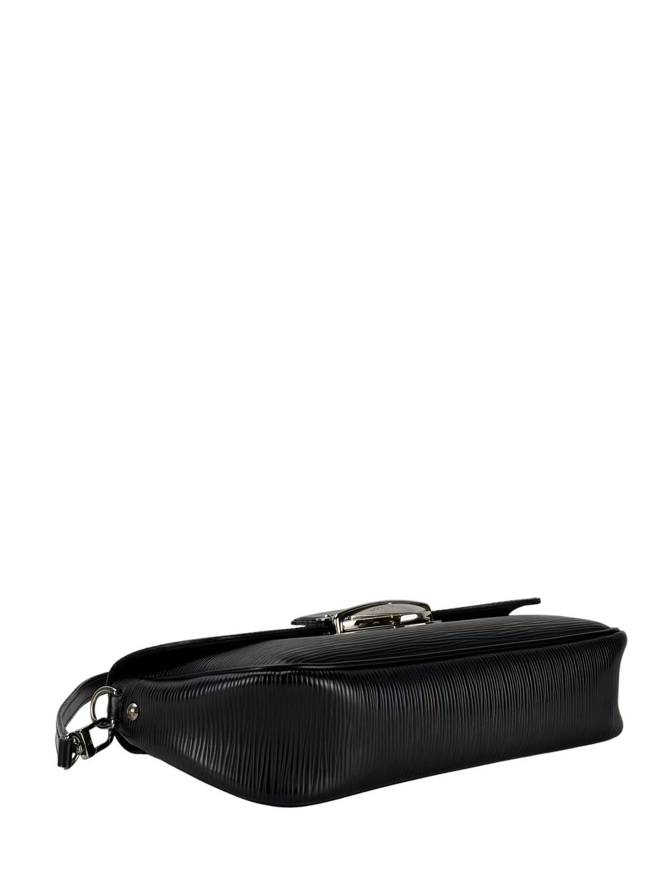 LOUIS VUITTON -  Epi Leather Pochette Montaigne Noir Shoulder Bag
