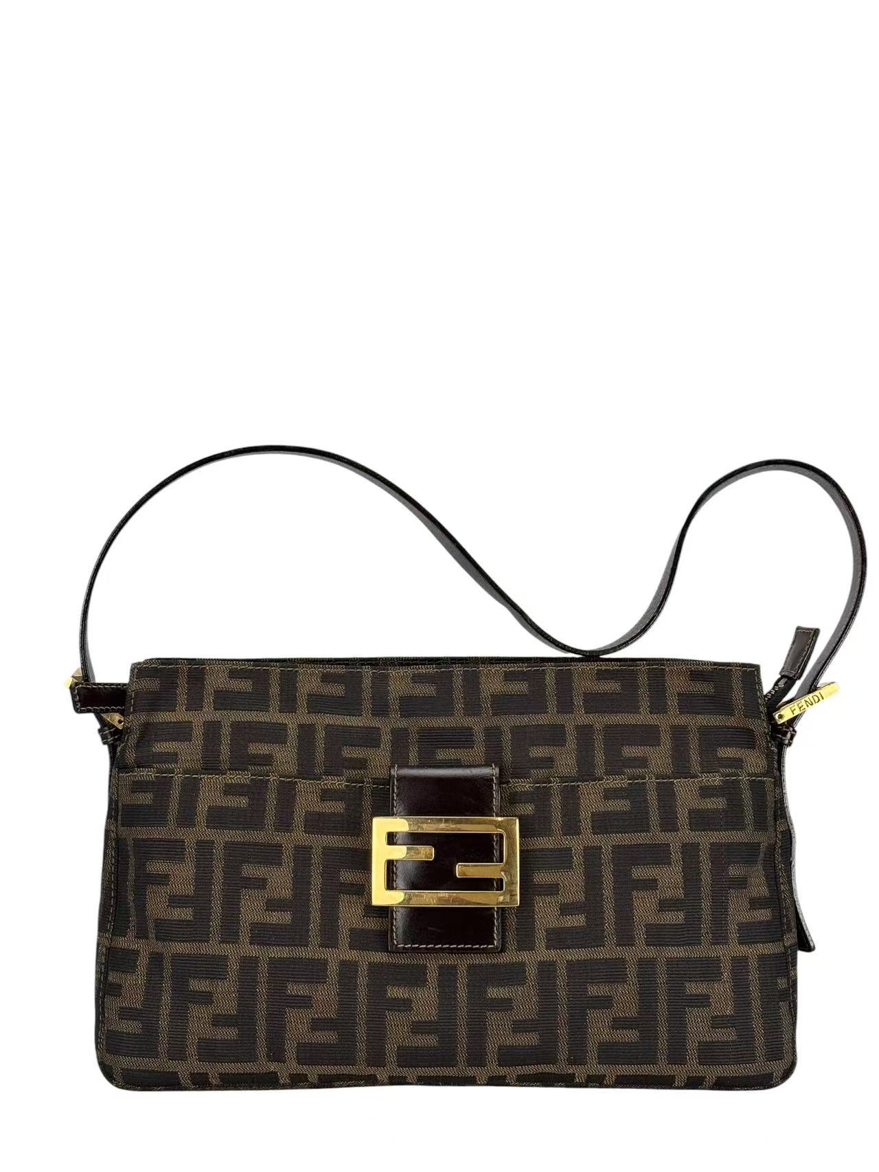FENDI - Mamma Baguette Zucca Shoulder Bag – Camellia Vintage Tokyo