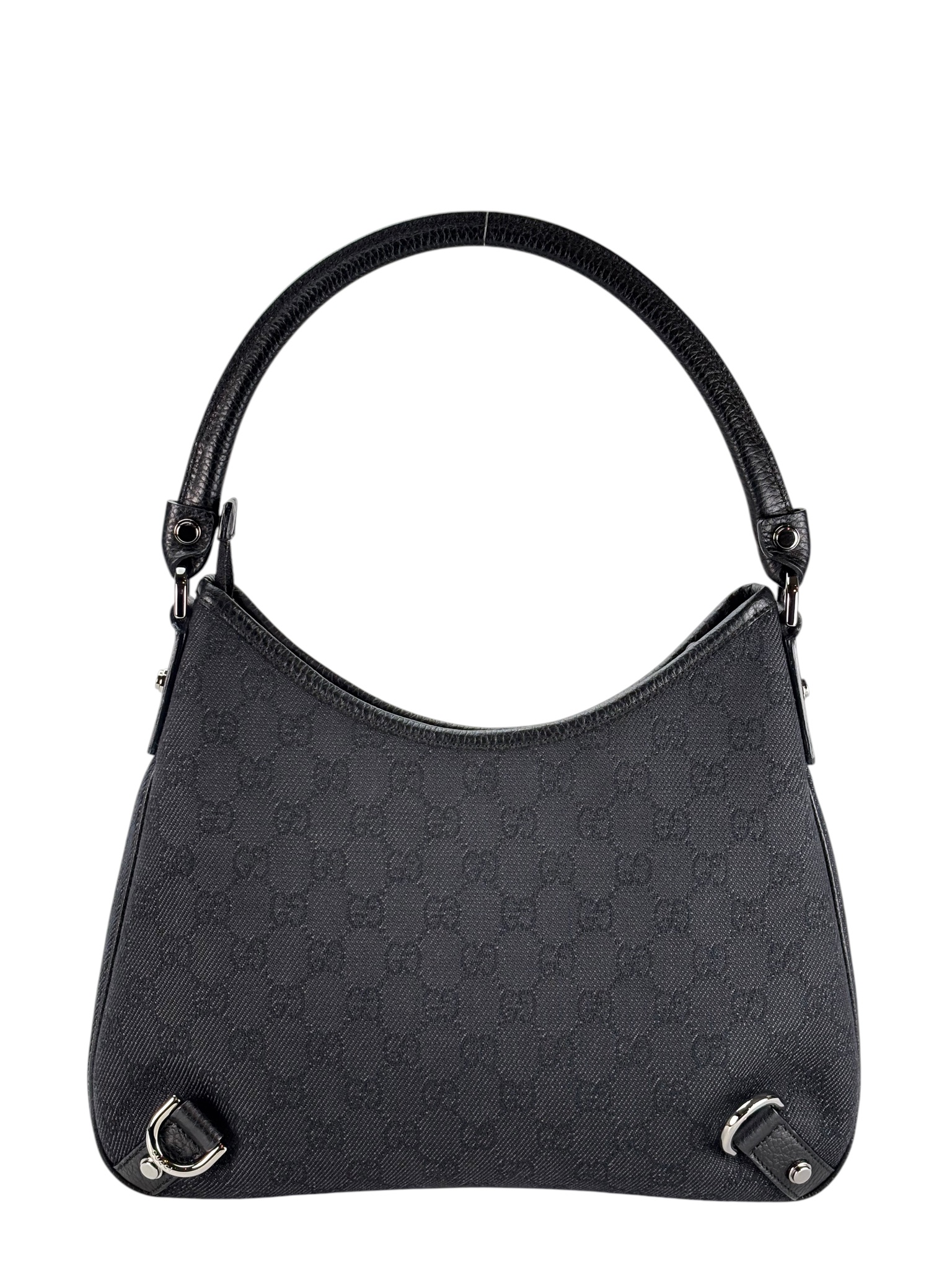 GUCCI - Black Ophidia Abbey Guccissima Semi Shoulder Bag