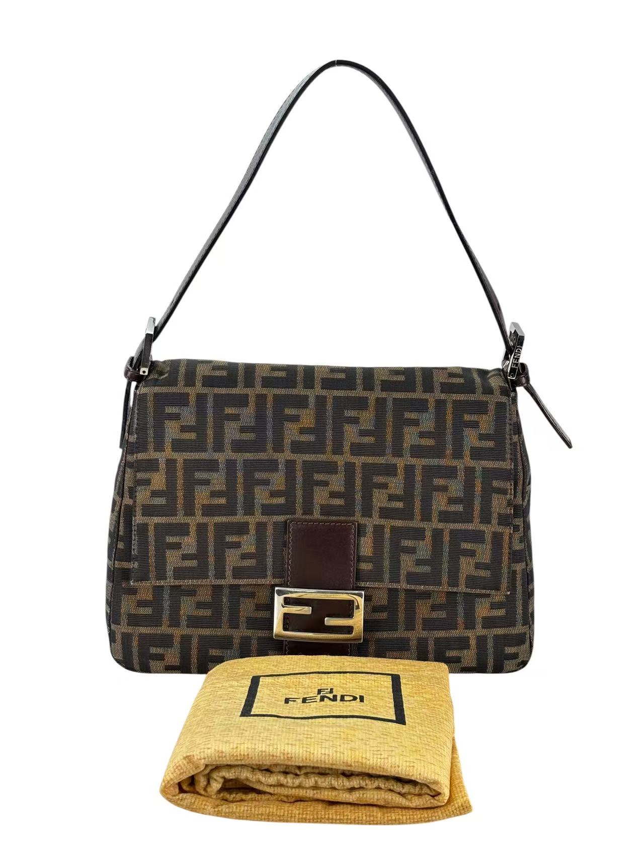 FENDI - Zucca Medium Mamma Baguette Bag