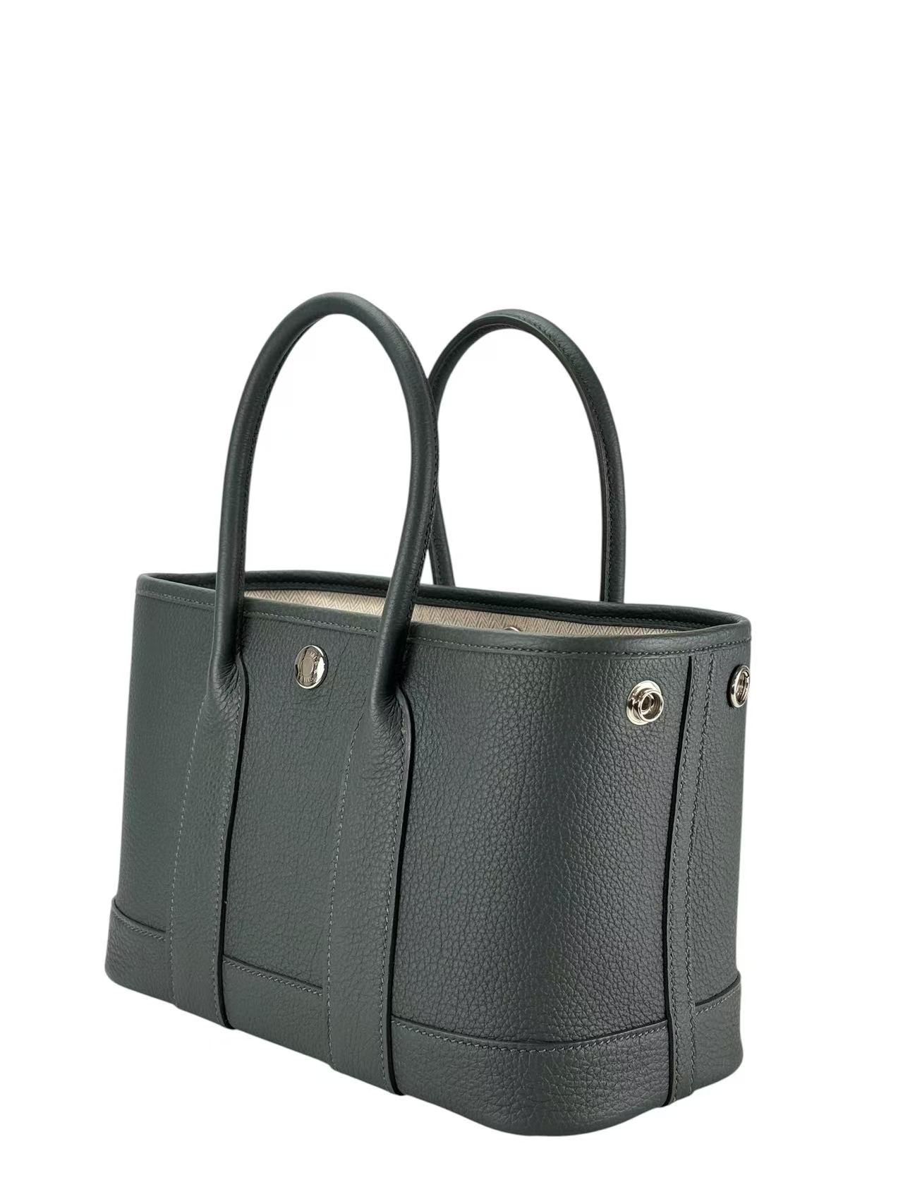 HERMES - Garden Party 23 Vert Mangrove Negonda