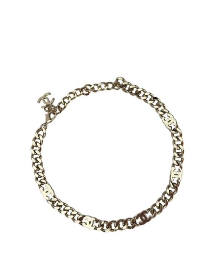 CHANEL - CC Logo Multicolor Necklace