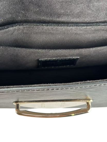 LOUIS VUITTON -  Epi Leather Pochette Montaigne Noir Shoulder Bag
