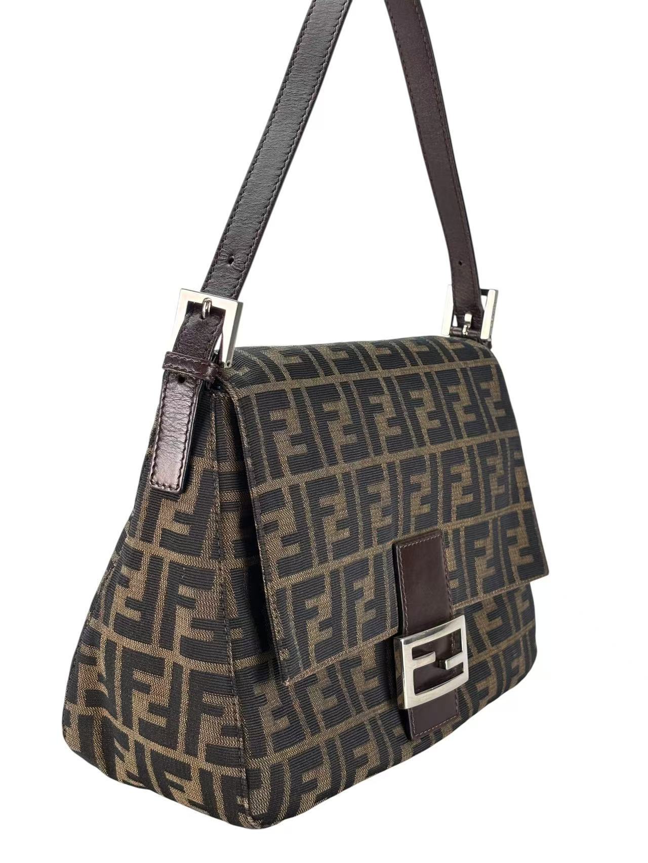 FENDI - Zucca Medium Mamma Baguette Bag