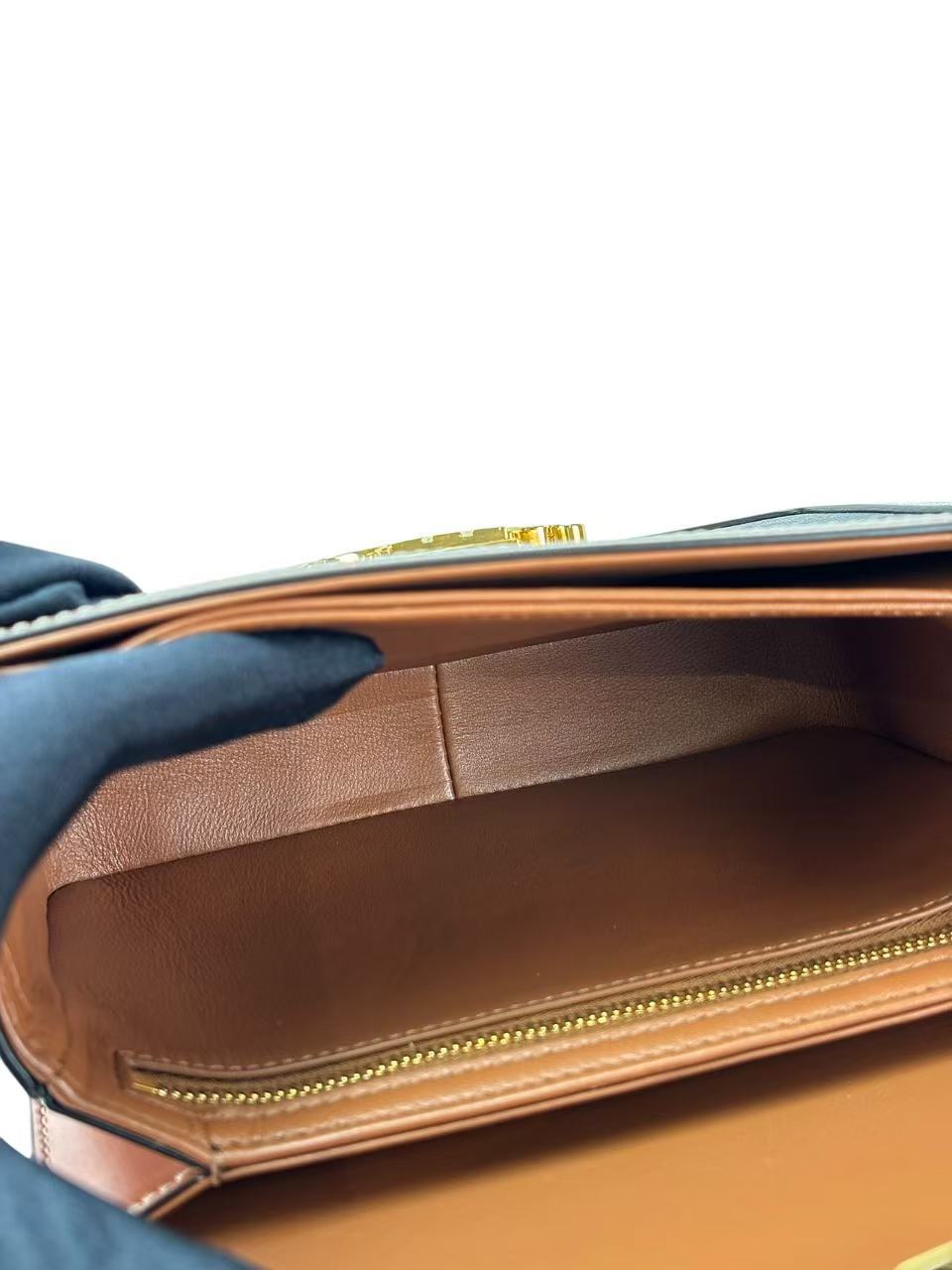 CELINE - Brown PVC Triomphe Shoulder Bag