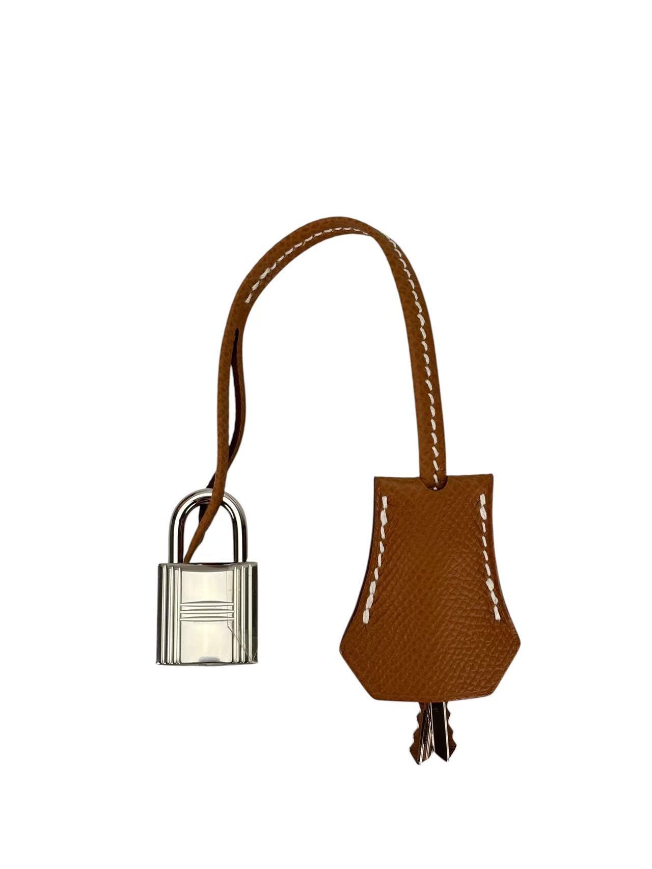 HERMES - Kelly 25 Gold Epsom Palladium Hardware