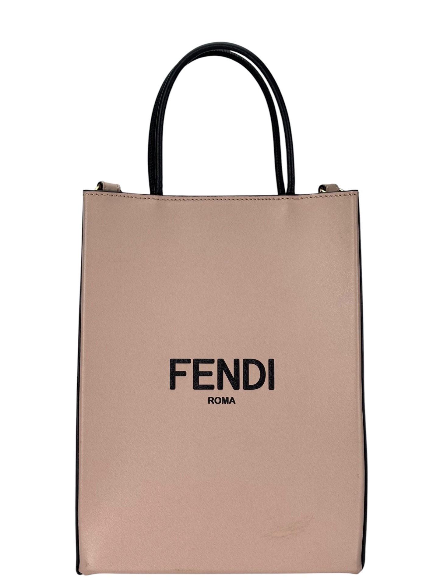 ★FENDI トートバッグ ミディアム ショッピングバッグ ピンク レザー★ FENDI - Pink Calfskin Shopping Tote Bag – Camellia Vintage Tokyo
