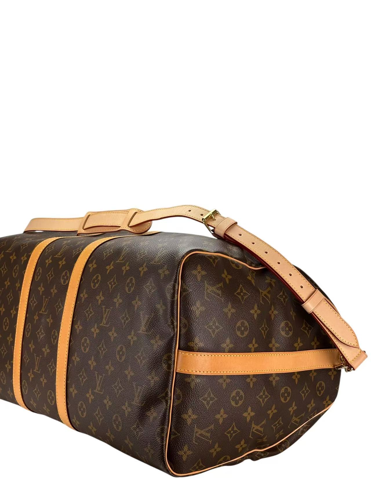 LOUIS VUITTON - Monogram Keepall 55 Bandouliere Bag 
