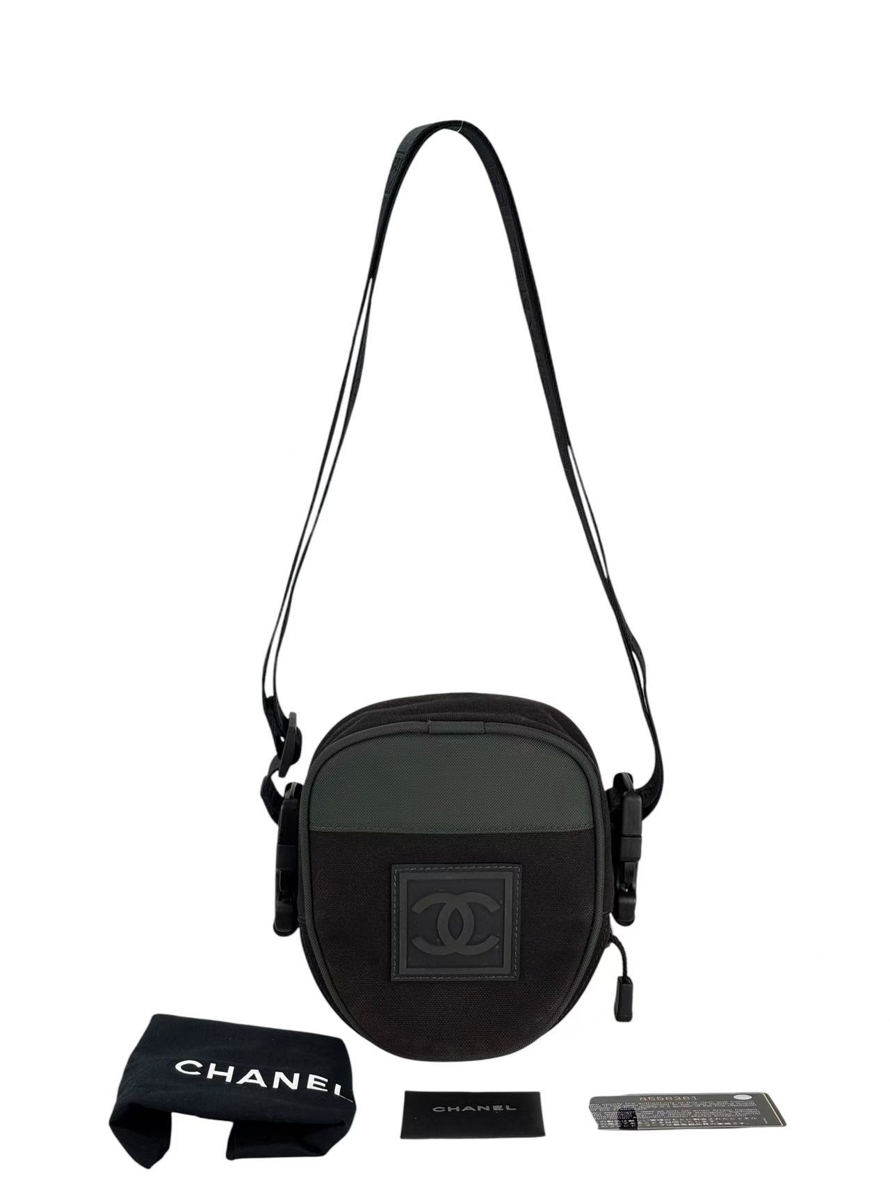CHANEL - No.8 Sports Line COCO Mark Shoulder Bag black