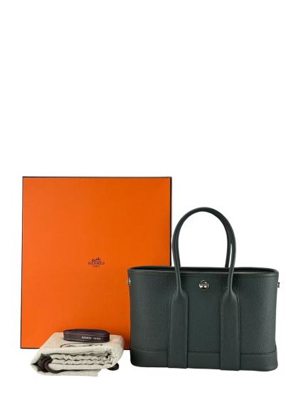 HERMES - Garden Party 23 Vert Mangrove Negonda