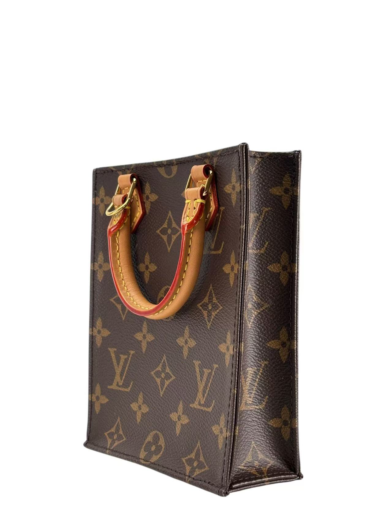 LOUIS VUITTON - LV Monogram Petit Sac Plat Mini Handbag Canvas