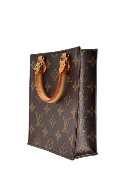LOUIS VUITTON - LV Monogram Petit Sac Plat Mini Handbag Canvas