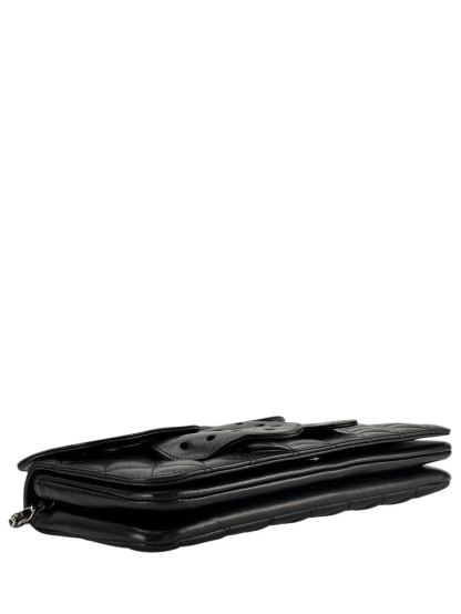 CHANEL - Matelasse Chain Shoulder Bag Butterfly Black Lambskin Sliver Hardware