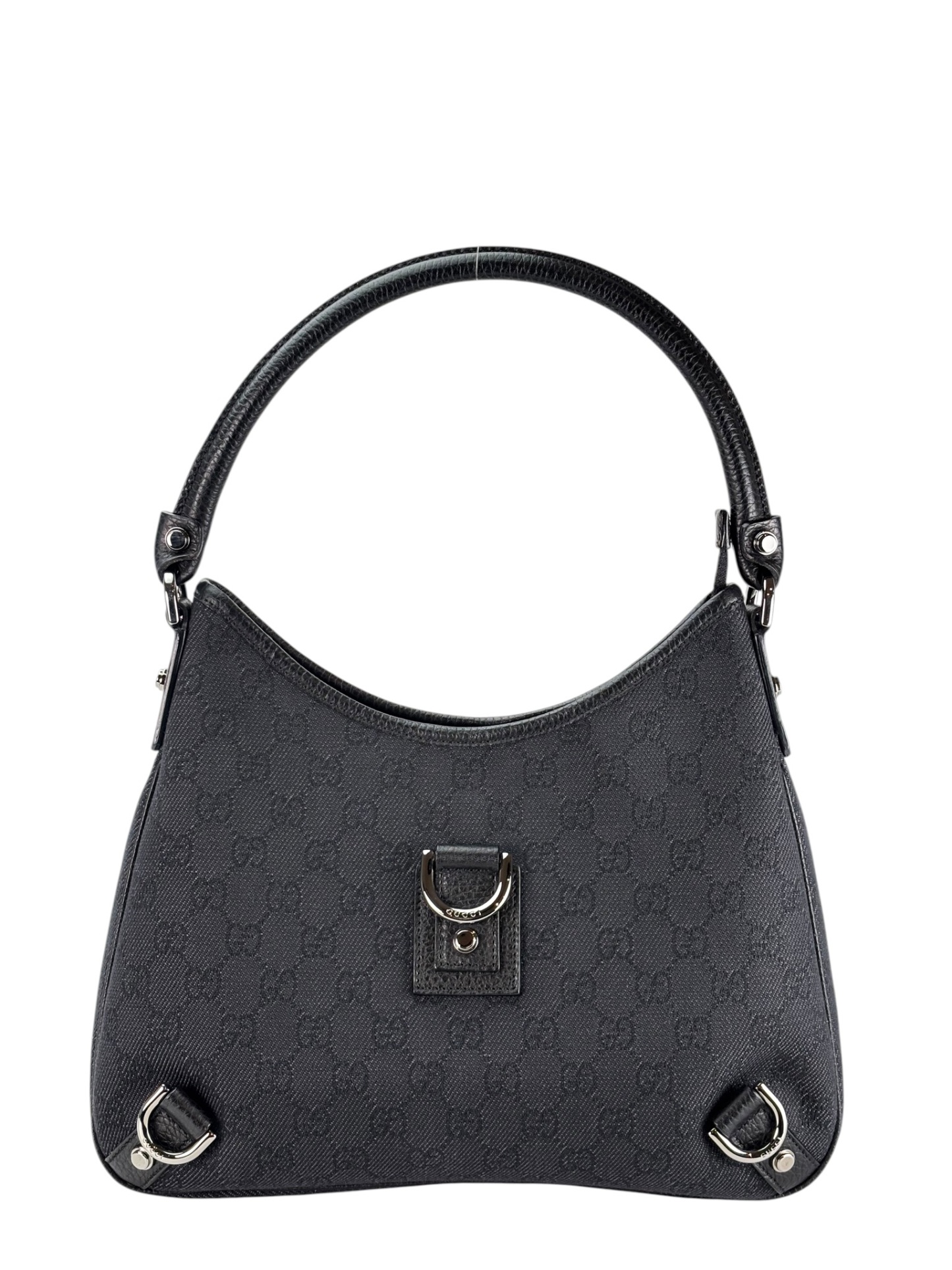 GUCCI - Black Ophidia Abbey Guccissima Semi Shoulder Bag