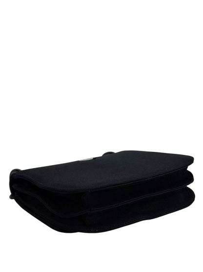 PRADA - Black Nylon Plastic Chain Shoulder Bag 